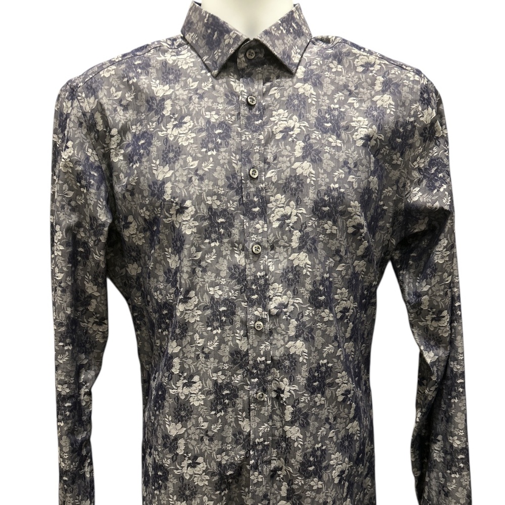 SAND COPENHAGEN mens long sleeve dress shirt SIZE 16 COLOR MULTI RP$245 LXL22